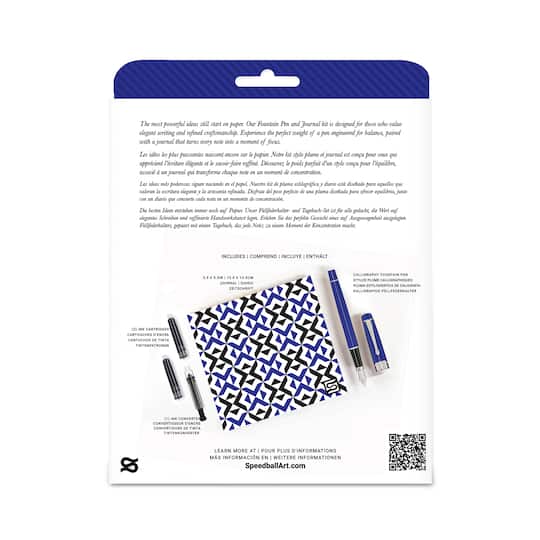 Speedball® Calligraphy Fountain Pen & Journal Kit
